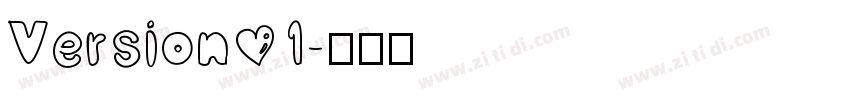 Version 1字体转换